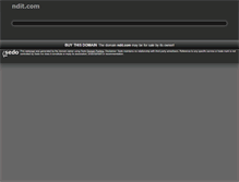 Tablet Screenshot of ndit.com